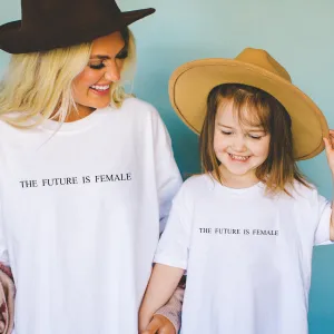 Future Is Female Matching White T-Shirts maternity dresses promo