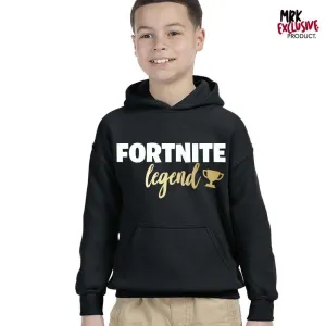 Gaming Legend Kids Black Hoodie (MRK X) girls pajamas promo