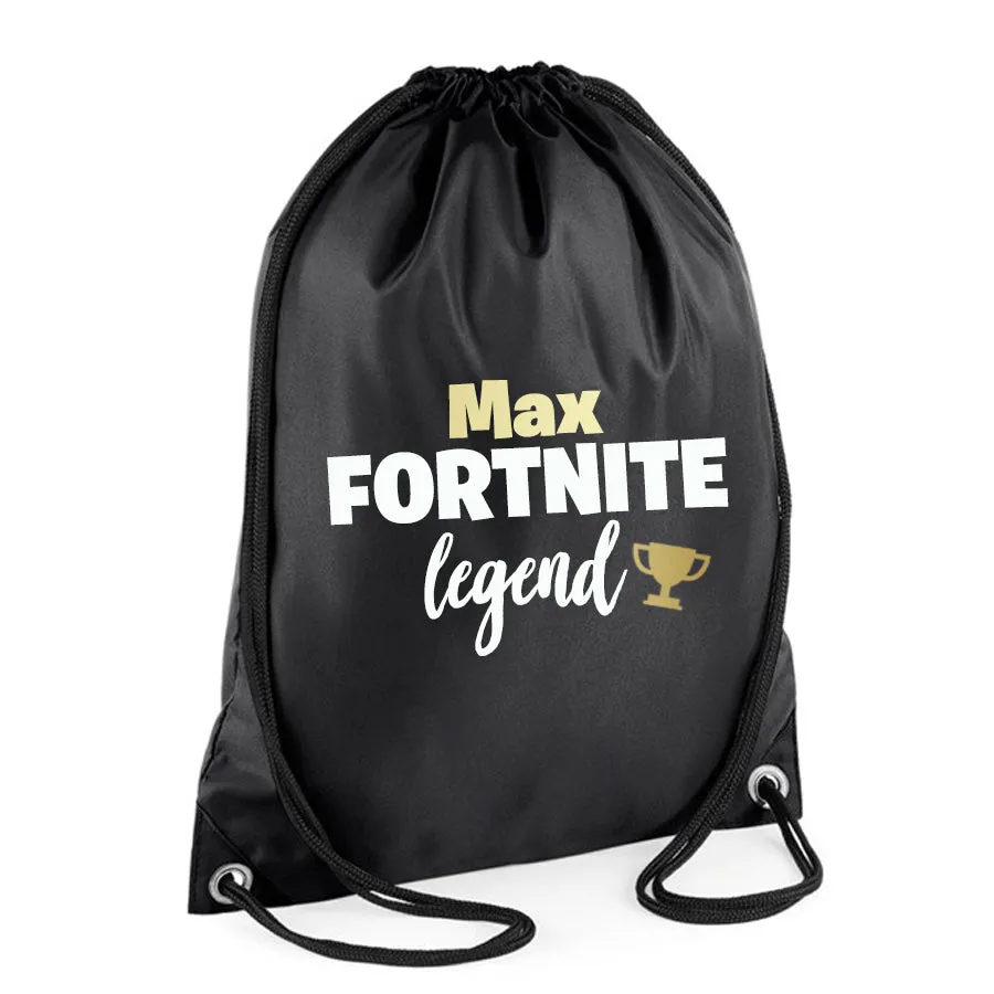Gaming Legend Personalised Gymsack girls jeans best deals