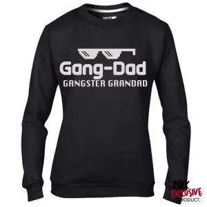 Gang-Dad Gangster Grandad Black Sweater (MRK X) dad jeans best price