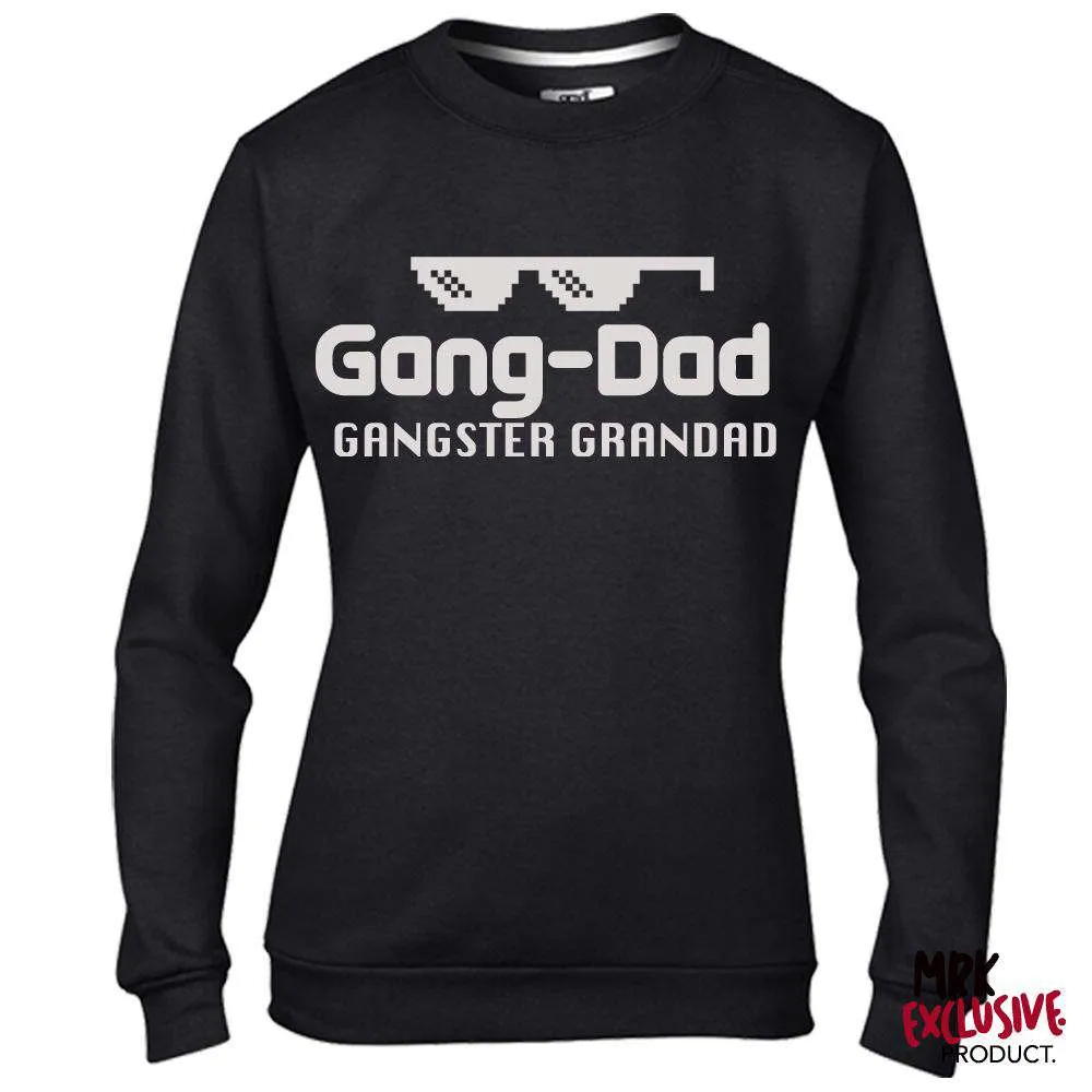 Gang-Dad Gangster Grandad Black Sweater (MRK X) dad jeans best price