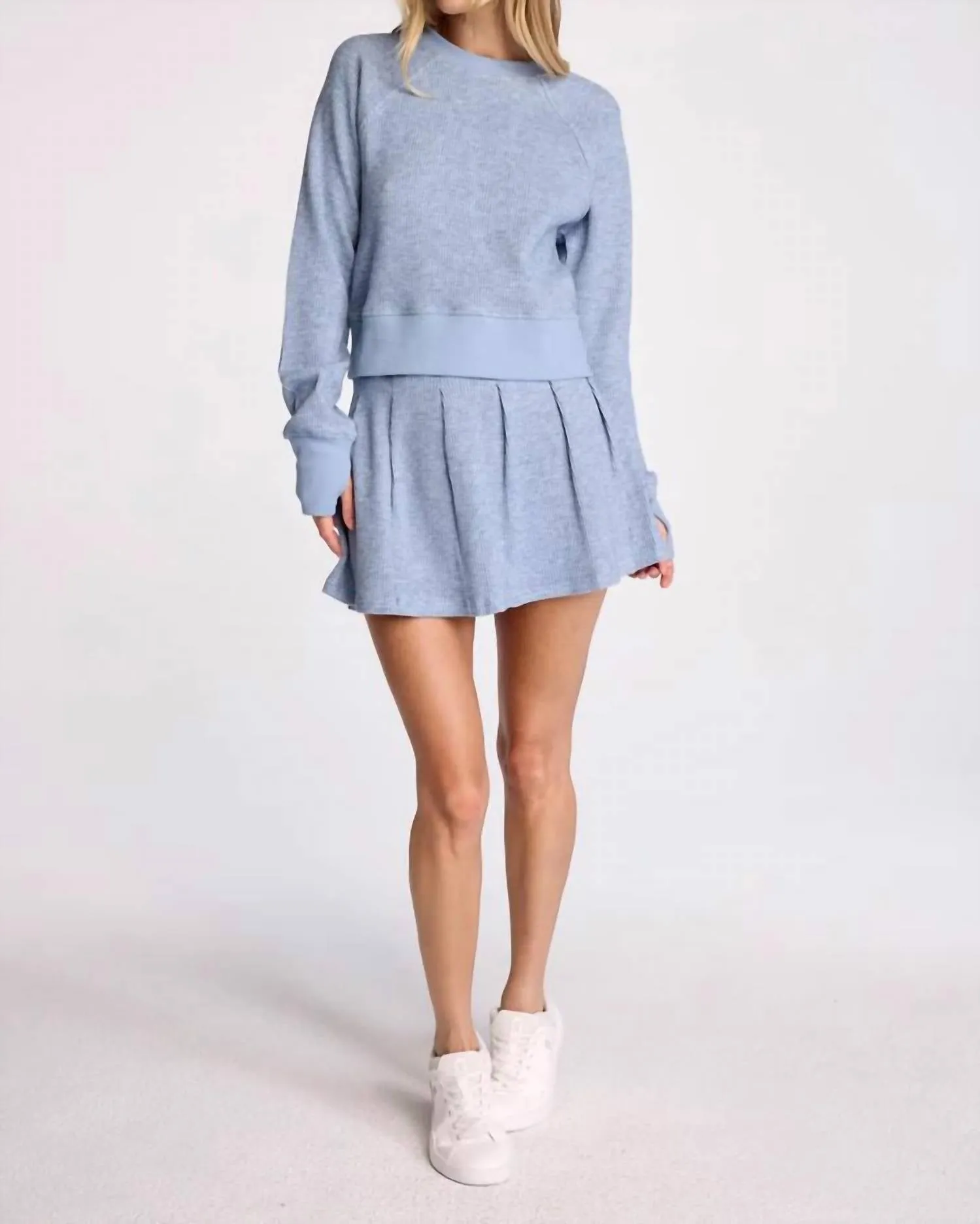 Gavyn Skirt In Blue Mist