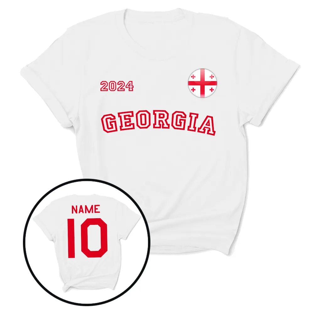 Georgia Euros Supporters T-Shirt daddy outfits clearance