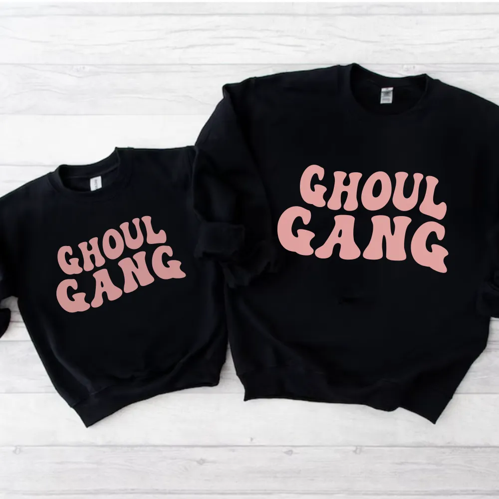 Ghoul Gang Halloween Matching Sweatshirts