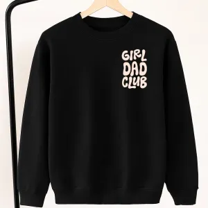Girl Dad Club Pocket Logo Sweatshirt dad jeans best price