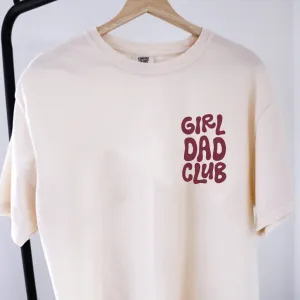 Girl Dad Club Pocket Logo T-Shirt dads clothes cheap
