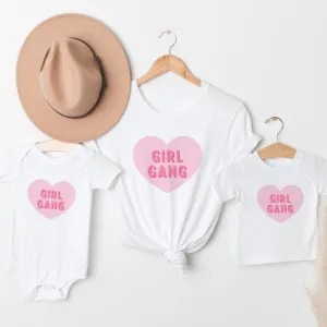 Girl Gang Heart Matching T-Shirts/Bodysuits maternity leggings online