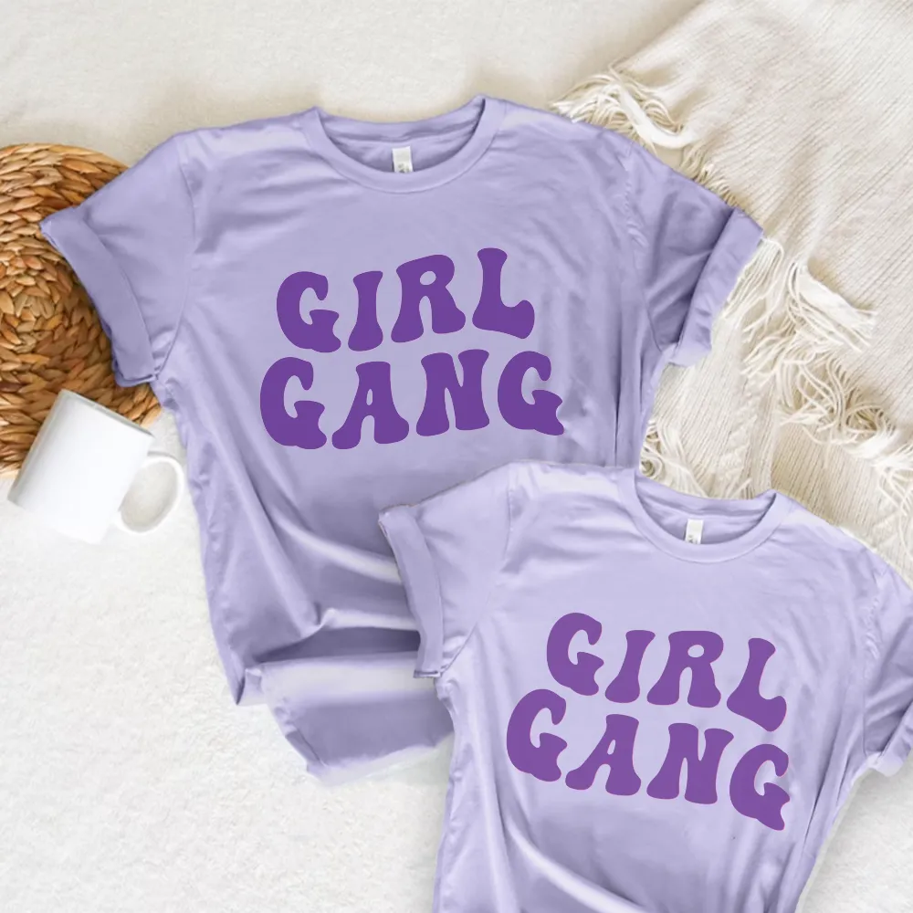 Girl Gang Retro Spring Matching T-Shirts maternity leggings online