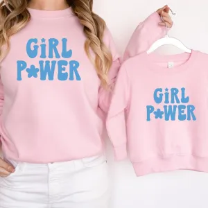 Girl Power Matching Pink Sweatshirts nursing tops best deals