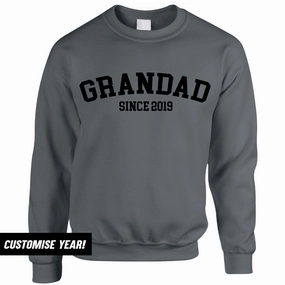 Grandad Since Sweatshirts (MRK X) dad jeans best price