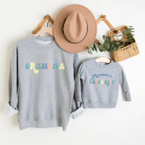 Grandma & Grandma's Favourite Matching Sweatshirts girls skirts clearance