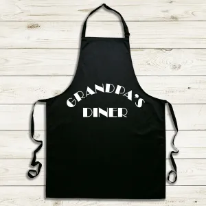 Grandpa's Diner Black Apron dad bod shirts discount