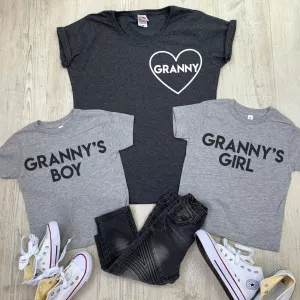 Granny & Granny's Boy & Girl Matching Tees (MRK X) discount mum dresses
