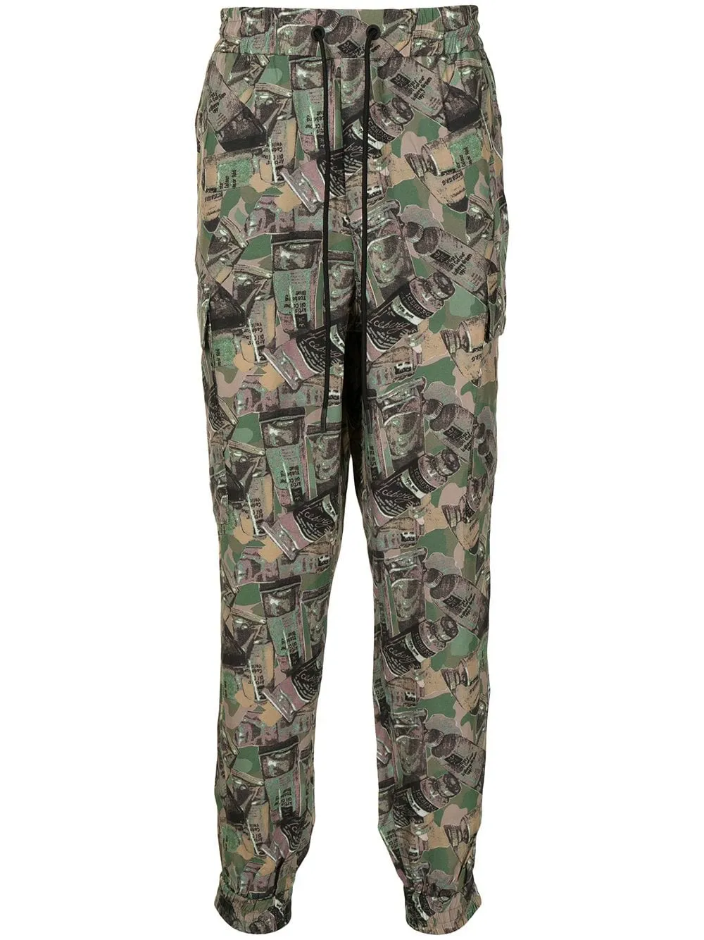 Graphic Camouflage-Print Track Pants Bottoms outlet online