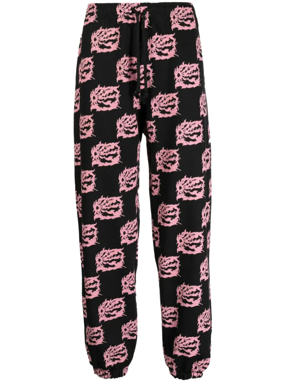 Graphic-Print Cotton Track Pants cheap bottoms online shop
