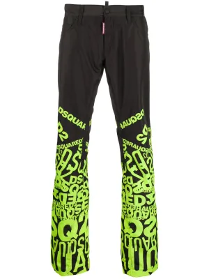 Graphic Print Trousers Bottoms outlet online