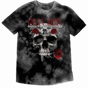 Guns N' Roses Kids T-Shirt: Flower Skull (Wash Collection) boys wear best deals