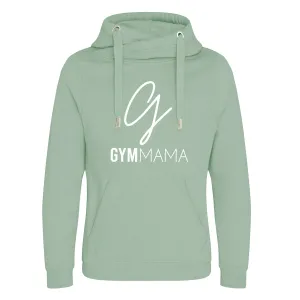 Gym Mama 365 Logo Cross Neck Hoodie mum clothes cheap