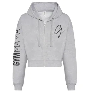 Gym Mama Adapt Zipped Crop Hoodie mum jeans promo