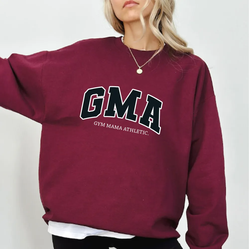 Gym Mama Athletic Varsity Sweatshirt postpartum clothes sale
