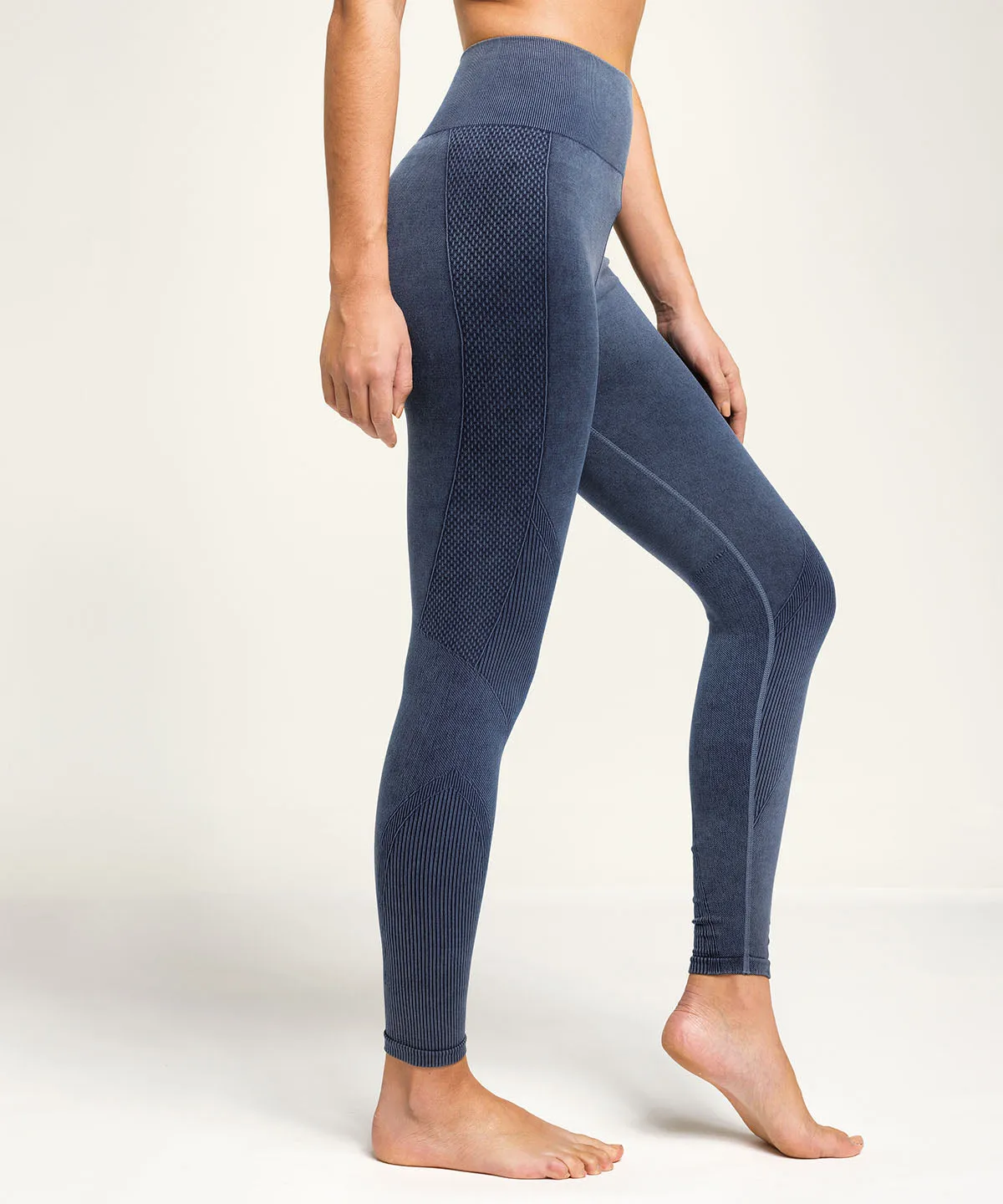 Gym Mama Seamless Denim Look Leggings
