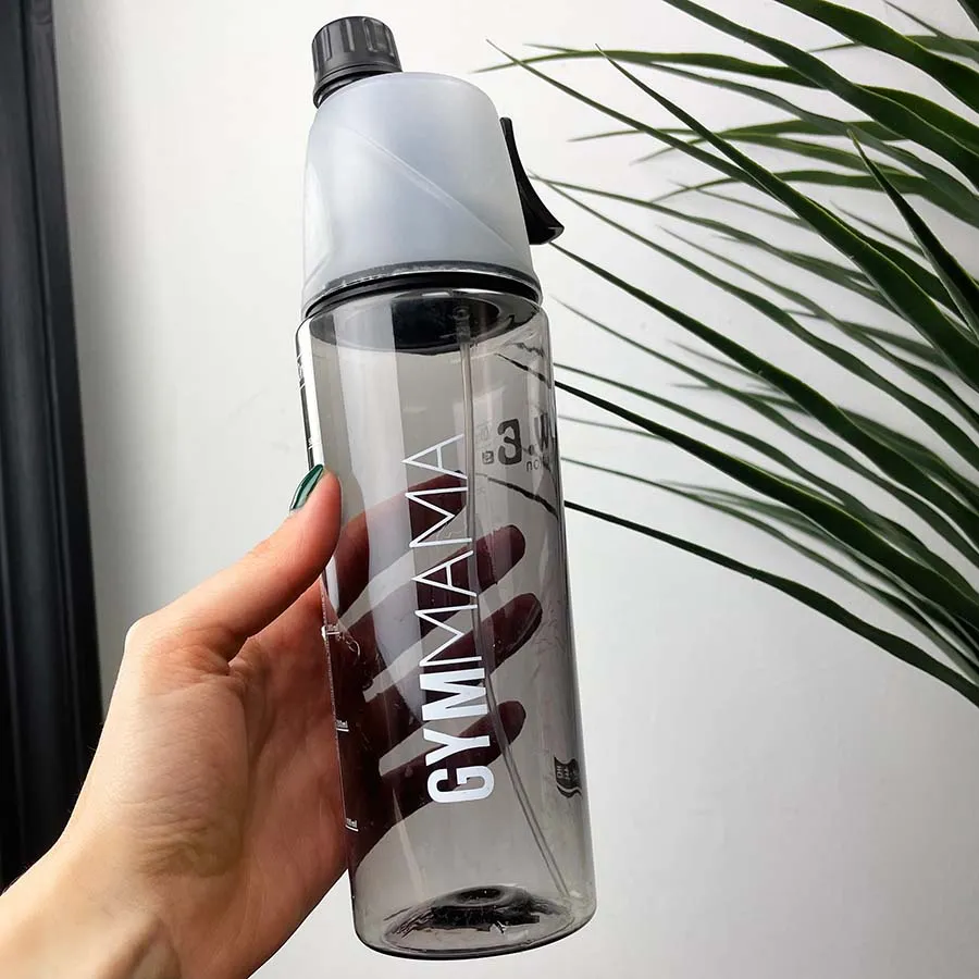 Gym Mama Spray Water Bottle- Black mum clothes cheap