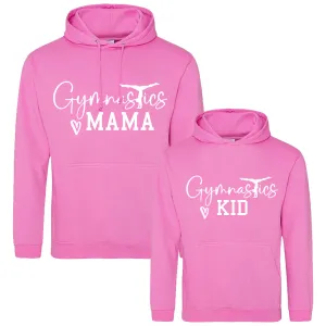 Gymnastics Mama & Kid Matching Candyfloss Hoodies breastfeeding tops cheap