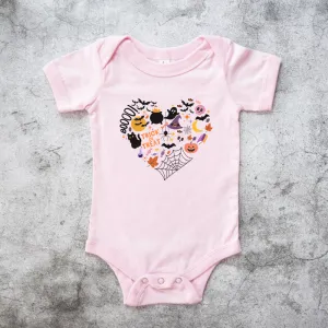 Halloween Heart Baby Vest cheap baby clothes online