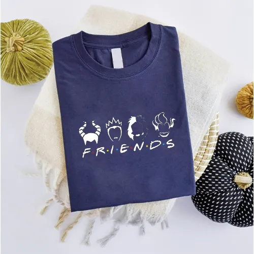 Halloween Villains Friends Women's T-Shirt