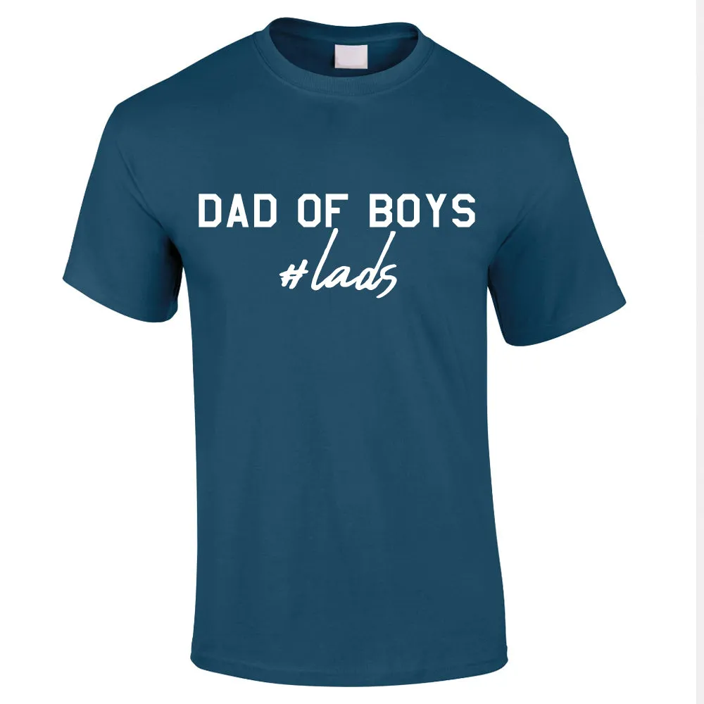 Hashtag Lads- Dad Of Boys T-Shirt dad hats promo code