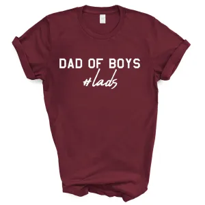 Hashtag Lads- Dad Of Boys T-Shirt daddy outfits clearance