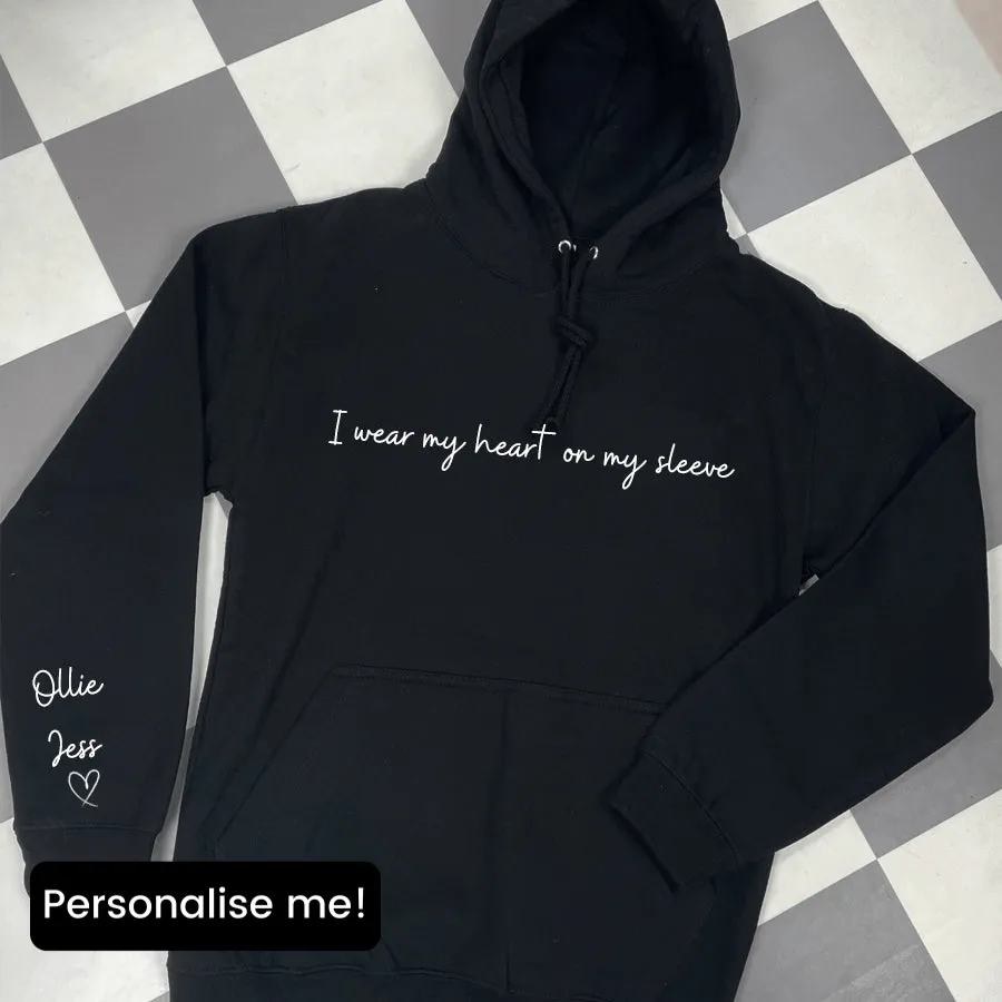 Heart On My Sleeve Personalised Shoreline Hoodie postpartum clothes sale