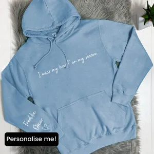 Heart On My Sleeve Personalised Shoreline Hoodie postpartum clothes sale