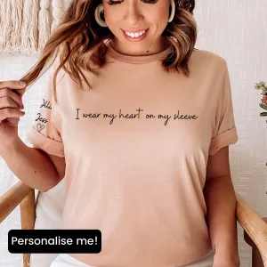 Heart On My Sleeve Personalised Shoreline T-Shirt maternity dresses promo