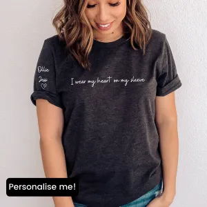 Heart On My Sleeve Personalised Shoreline T-Shirt maternity dresses promo