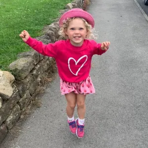 Heart Print Kids Sweatshirt (MRK X) girls skirts clearance