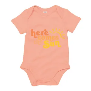 Here Comes The Sun Baby Organic Bodysuit cheap baby clothes online