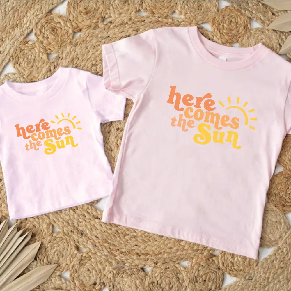 Here Comes The Sun Matching Summer T-Shirts nursing tops best deals