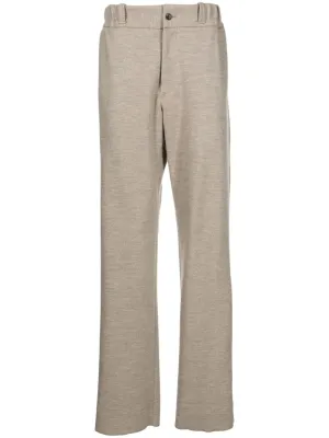 High-Rise Straight-Leg Trousers cheap bottoms online shop
