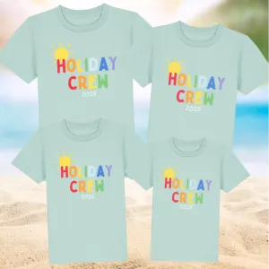Holiday Crew 2025 Multi Family Matching T-Shirts- Aloe maternity leggings online