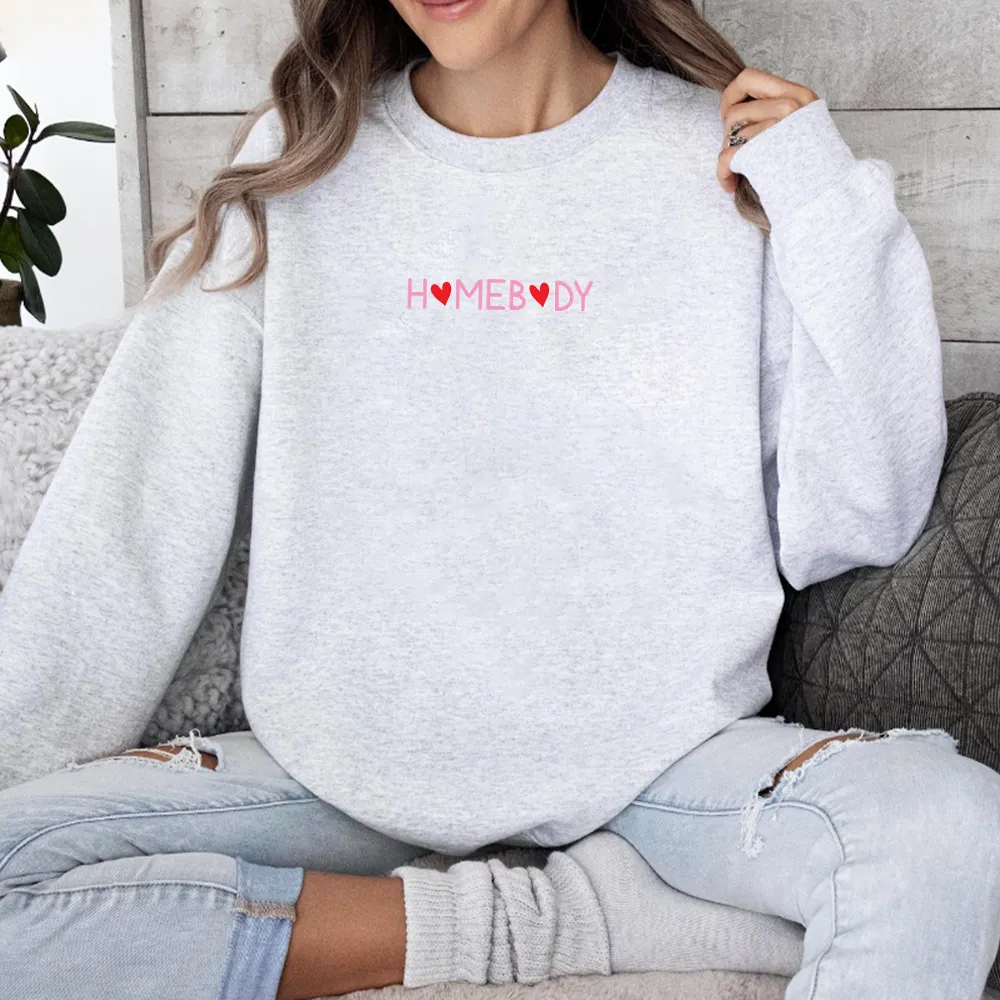 Homebody Women's Heather Grey Sweatshirt postpartum clothes sale