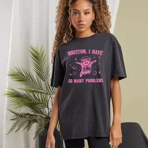 Houston Where Do I Start Oversize Acid Wash T-Shirt pregnancy jeans best price