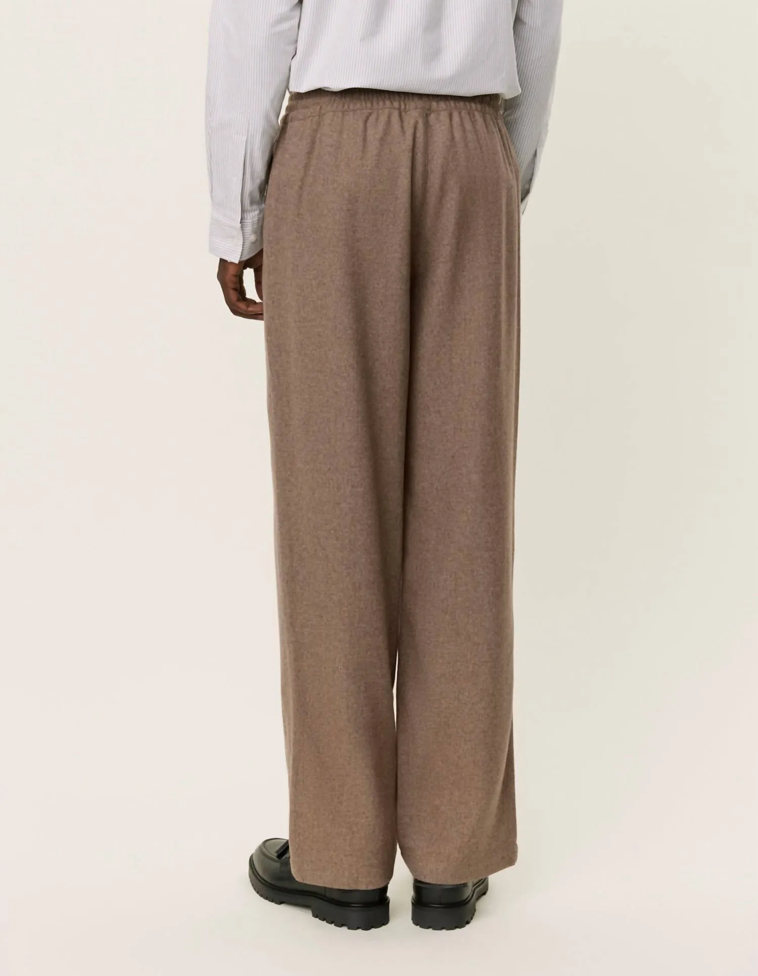 Houston Wool Pants In Desert Taupe