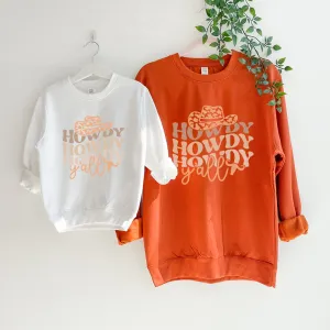 Howdy Y'all Country Mum Matching Sweatshirts breastfeeding tops cheap