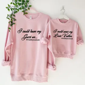 I Made You Look Matching Sweaters maternity leggings online