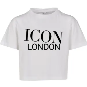 Icon London Cropped Logo T-Shirt girls pajamas promo