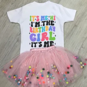 I'm The Birthday Girl "Hi" T-Shirt & Tutu Set girls pajamas promo