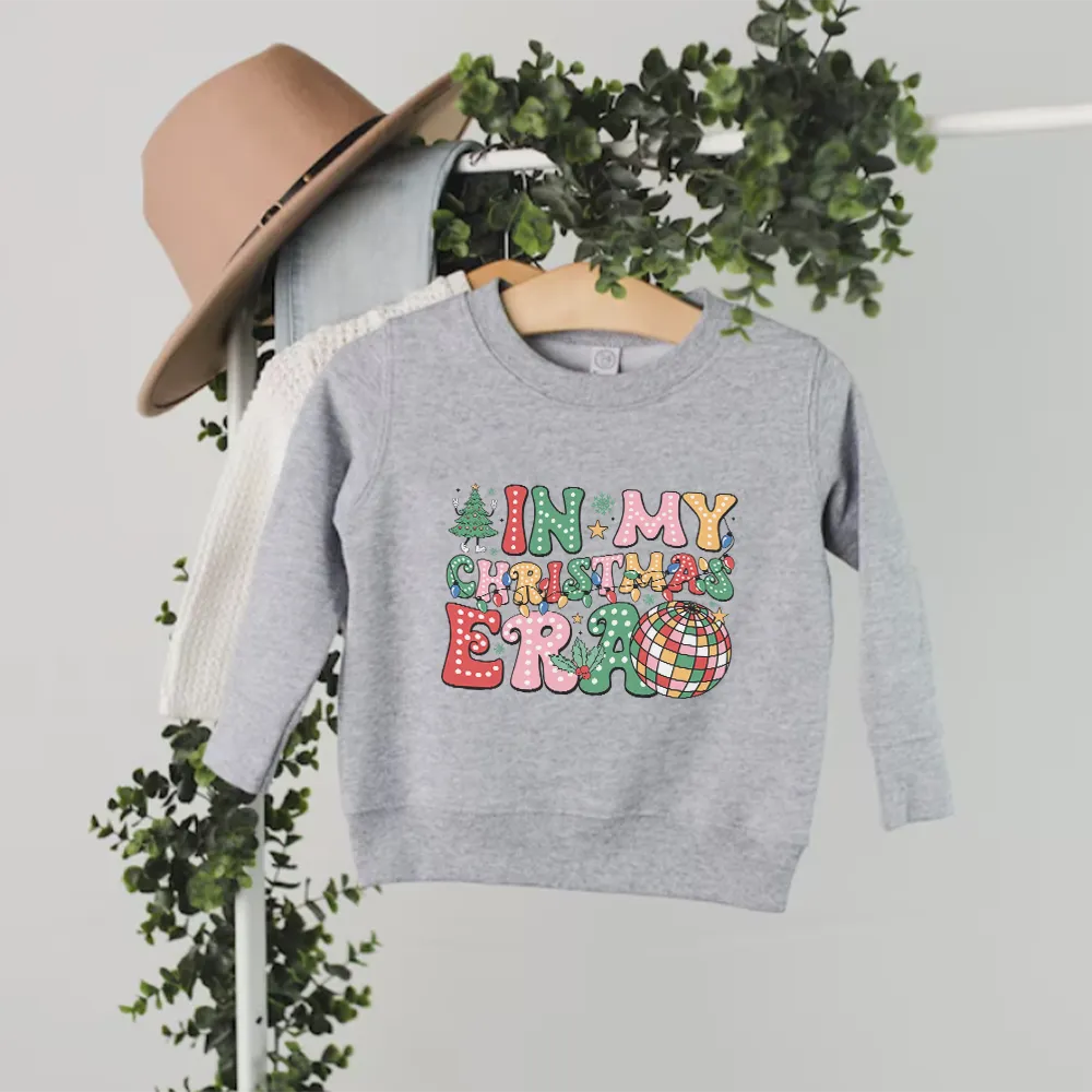 In My Christmas Era Kids Sweatshirts discount girls tops