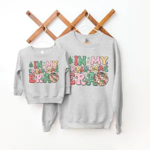 In My Christmas Era Matching Mum & Kid Sweatshirts pregnancy clothes clearance