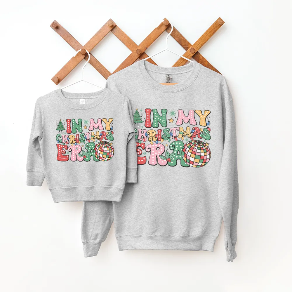 In My Christmas Era Matching Mum & Kid Sweatshirts